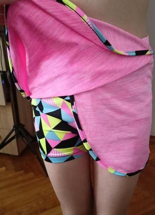 Спортивная юбка шортами на девочку
