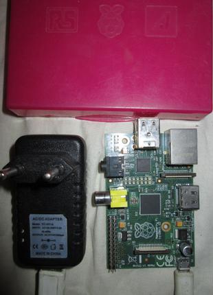 ПК Rasberry Pi B 700МГц, ОЗУ 512Мб, RG45100Mb, 2USB, GPIO 26