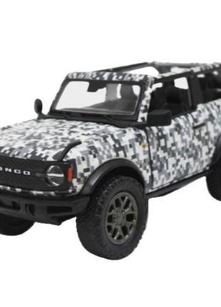 Машинка металева "Ford Bronco Camo Edition", сірий