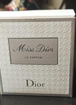 Коробка miss dior le parfum