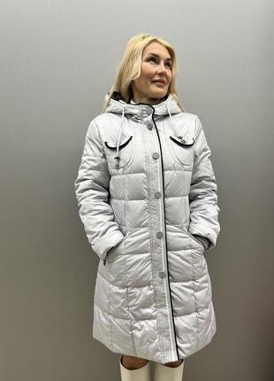 Женское зимнее приталенное пальто dibu