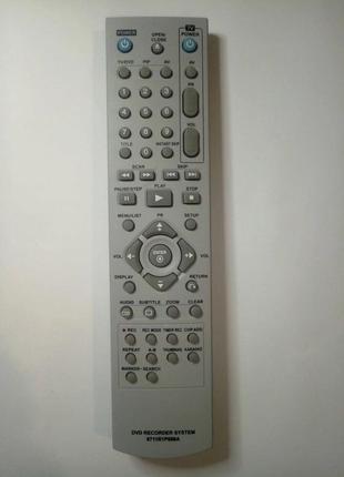 Пульт LG 6711R1P098A (DVD Recorder)