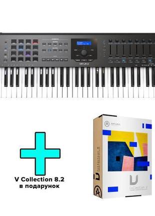 MIDI-клавіатура Arturia KeyLab 61 MkII Black Edition + V Colle...