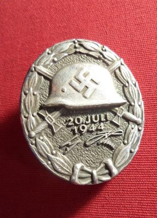 Німеччина - Германия. Третий Рейх. знак За ранение 20.07.1944 ...