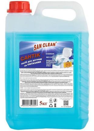 Средство для чистки унитаза San Clean Сантик Морской 5 кг (482...