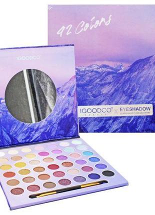 Набір тіней для повік "Igoodco", 42 кольори