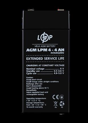 Аккумулятор AGM LPM 4V - 4 Ah
