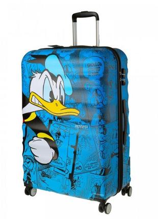 Дитяча пластикова валіза на 4х колесах Wavebreaker Disney Dona...