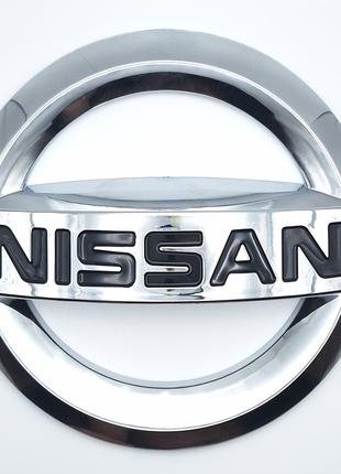 Эмблема логотип Nissan на решётку радиатора (хром) 163 мм