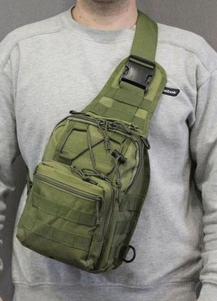Качественная тактическая сумка, укрепленная мужская сумка рюкз...
