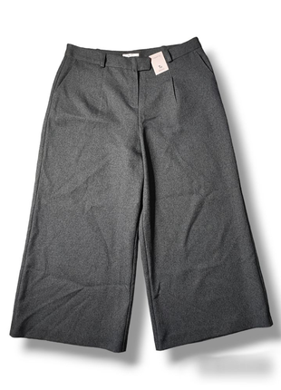 Стильні кюлоти укорочені брюки з кишенями
