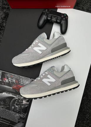 Мужские кроссовки new balance prm classic gray white