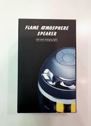 Портативная колонка Flame Atmosphere Lamp Wireless Speaker i3