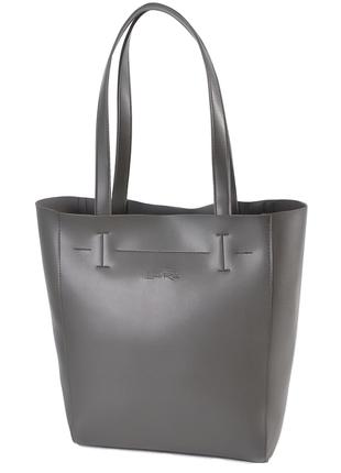ГРАФИТ - фабричная сумка-шоппер с простым кроем и минимальной ...