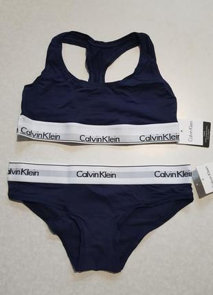 Набор calvin klein топ+слипы