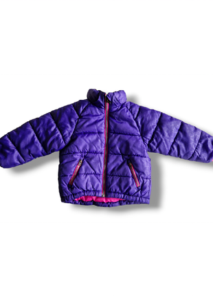 Дитяча тепла куртка фіолетового кольору від h&m