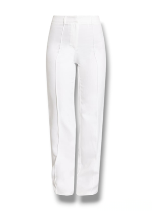 Белые широкие брюки с высокой талией от prettylittlething