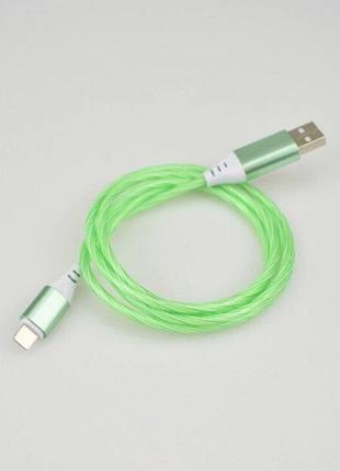 Usb кабель водити кабель Micro USB з підсвічуванням зеленого к...