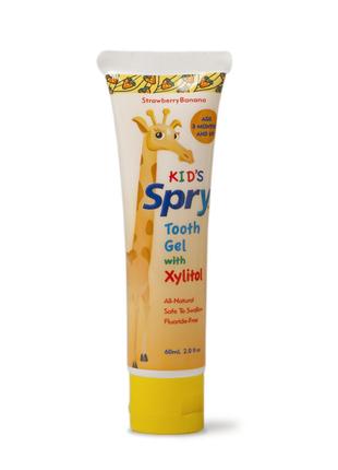 Зубная паста для детей Xlear Kid's Spry Tooth Gel with Xylitol...