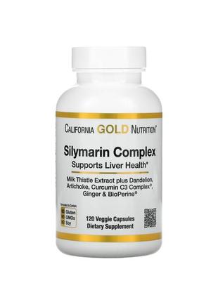 California gold nutrition, silymarin complex, комплекс силимар...