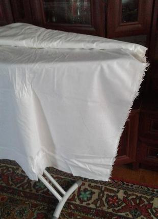 Ткань белоснежная хлопковая винтаж ссср ширина 76 см
