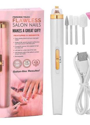 Фрезер для манікюру та педикюру flawless salon nails, фрезер р...