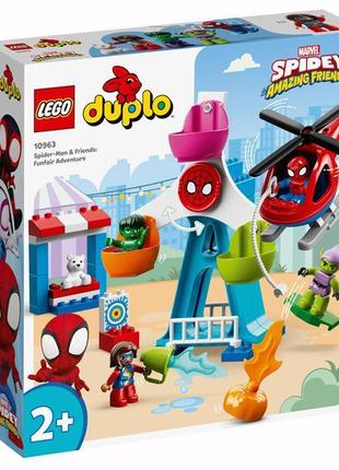 Конструктор LEGO DUPLO Super Heroes Людина-павук і друзі Приго...