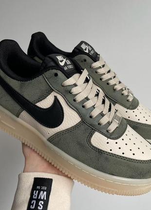 Кроссовки nike air force low khaki