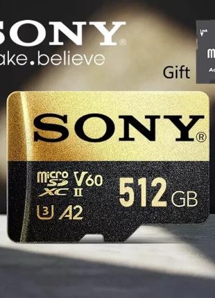 SONY SD Card Micro Memory Card 512GB High Speed Class10 Mini SDXC
