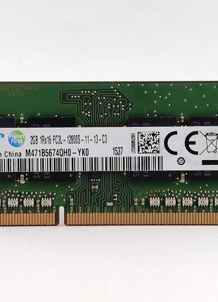 Оперативная память для ноутбука SODIMM Samsung DDR3L 2Gb 1600M...