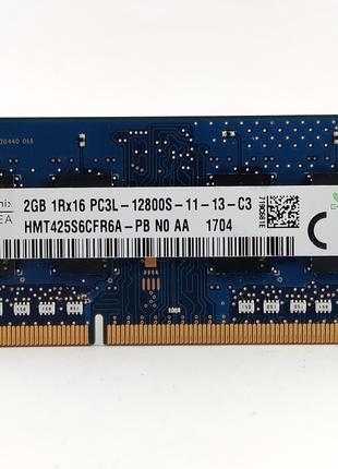 Оперативна пам'ять для ноутбука SODIMM SK Hynix DDR3L 2Gb 1600...