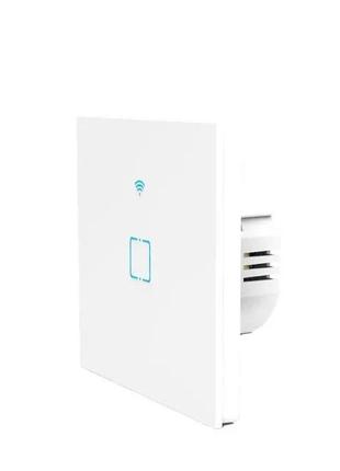 Сенсорный EWelink умный Wi-Fi выключатель света 1 Quadrate White