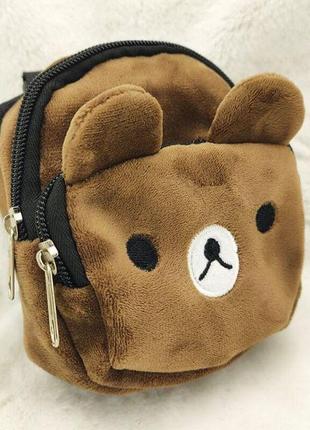 Рюкзак для собаки Мишка RESTEQ 14х11 см. Маленький рюкзак на с...