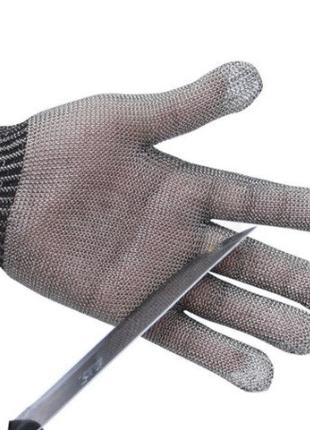 Кольчужная перчатка RESTEQ М из нержавеющей стали, перчатки от...