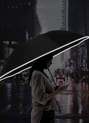 Зонт Xiaomi обратного складывания со встроенным фонарем. Xiaom...