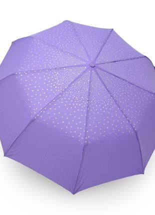 Зонт женский Toprain полуавтомат серебряный узор #10523