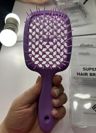 Новинки по кольорам гребінець super hair brush