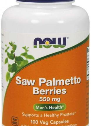 Со Пальметто Now Saw Palmetto Berries 550mg 100 caps