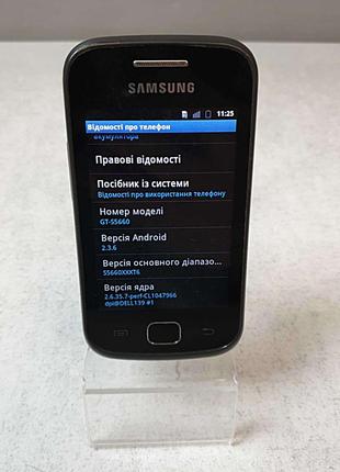 Мобильный телефон смартфон Б/У Samsung Galaxy Gio GT-S5660