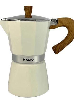 Гейзерная кофеварка MAGIO MG-1009 на 9 порций 450 мл