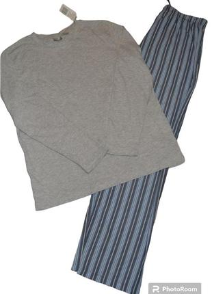 Пижама мужская домашний костюм размер 52-54 royal class нижняя