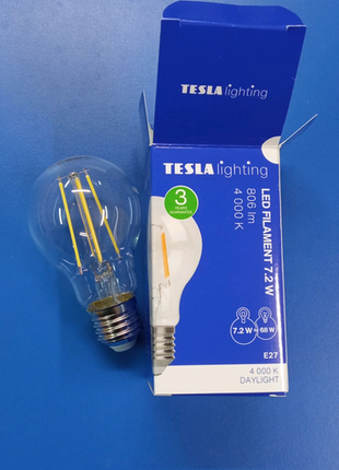 LED Tesla 7,2 Вт, скляні