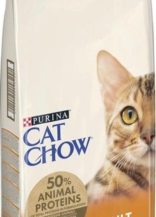 Сухой корм для взрослых кошек Purina Cat Chow Adult с курицей ...