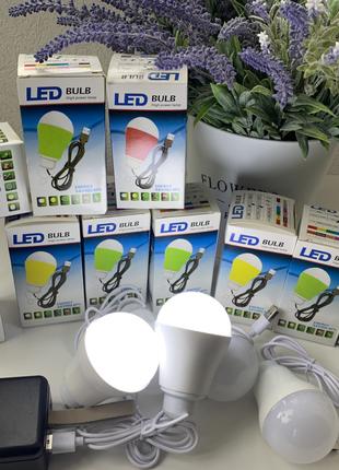 Лампа USB LED Digital Энергосберегающая Белый