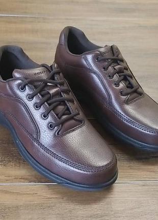 Ботинки мужские кожаные eureka brown р.46,5 rockport