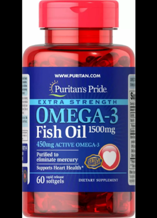 Экстра сила омега-3 рыбий жир, extra strength omega-3 fish oil...