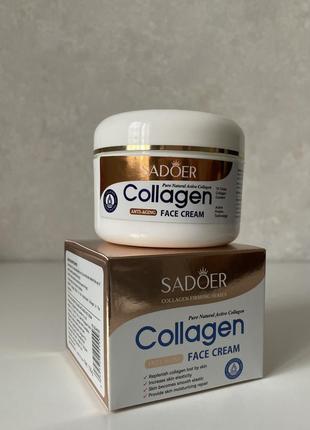 Крем для лица с коллагеном sadoer collagen cream 100 грамм