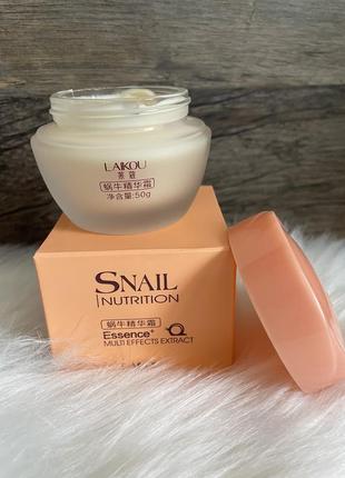 Крем для лица с муцином улитки laikou snail nutrition cream (5...