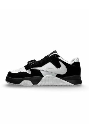 Nike air jordan x travis scott “cut the check” black white
