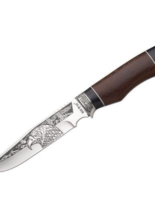 Нож для охоты рыбалки охотничий нож в кожаных ножнах на подарок